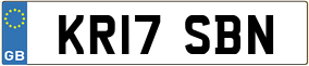 Truck License Plate